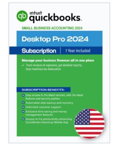 QuickBooks Desktop Pro 2024 - 1 Year -1 Users